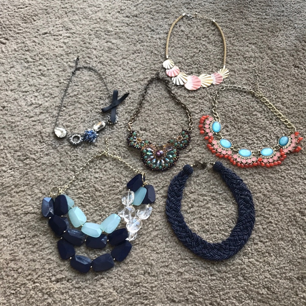 Assortment of statement necklaces